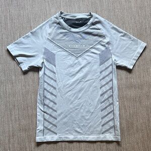 YoungLA 465 Superhero Compression Tee - Cement Gray